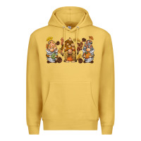 Antique Gold fall gnomies Premium Hoodie - BarkalooDesign