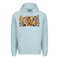 Blue Mist fall gnomies Premium Hoodie - BarkalooDesign