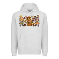 Dove Grey fall gnomies Premium Hoodie - BarkalooDesign