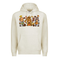 Oatmeal Heather fall gnomies Premium Hoodie - BarkalooDesign