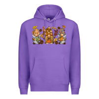 Purple fall gnomies Premium Hoodie - BarkalooDesign