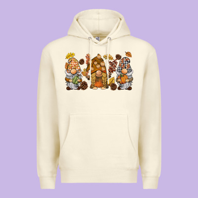 Fall Gnomies Premium Hoodie Designed By Barkaloodesign