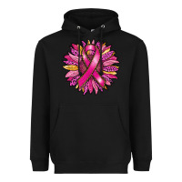 Black breast cancer sunflower Heavyweight Hoodie - RanaPortraitStore