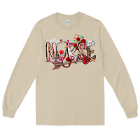Mushroom nurse valentines day Long Sleeve Tee - RacoonDesign