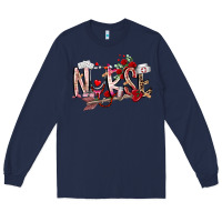 Navy nurse valentines day Long Sleeve Tee - RacoonDesign