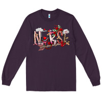 Plum nurse valentines day Long Sleeve Tee - RacoonDesign