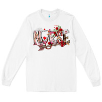 White nurse valentines day Long Sleeve Tee - RacoonDesign