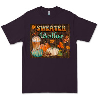 Plum sweater weather tumbler Premium Tee - BundleAndBundleShop