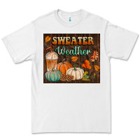 White sweater weather tumbler Premium Tee - BundleAndBundleShop