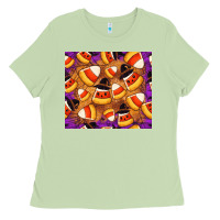 Matcha Candy Pattern Ladies Tee - CowhideDigitalArt