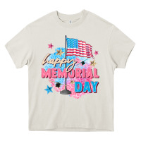 Cream Happy Memorial Day Heavy Core Tee - FaDigitalArtStudio