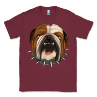 Burgundy Bulldog Classic Tee - Jasminsmagicworld