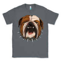 Charcoal Heather Bulldog Classic Tee - Jasminsmagicworld