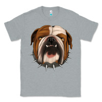 Heather Grey Bulldog Classic Tee - Jasminsmagicworld