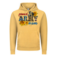 Vintage Mustard proud army mom Vintage Hoodie - Artiststas