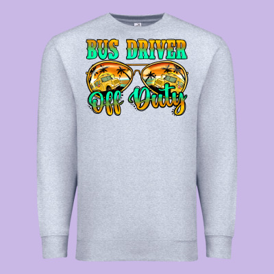 Bus Driver Off Duty Premium Sweatshirt Designed By Jasminsmagicworld