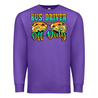 Purple Bus Driver Off Duty Premium Sweatshirt - Jasminsmagicworld