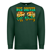 Sports Green Bus Driver Off Duty Premium Sweatshirt - Jasminsmagicworld