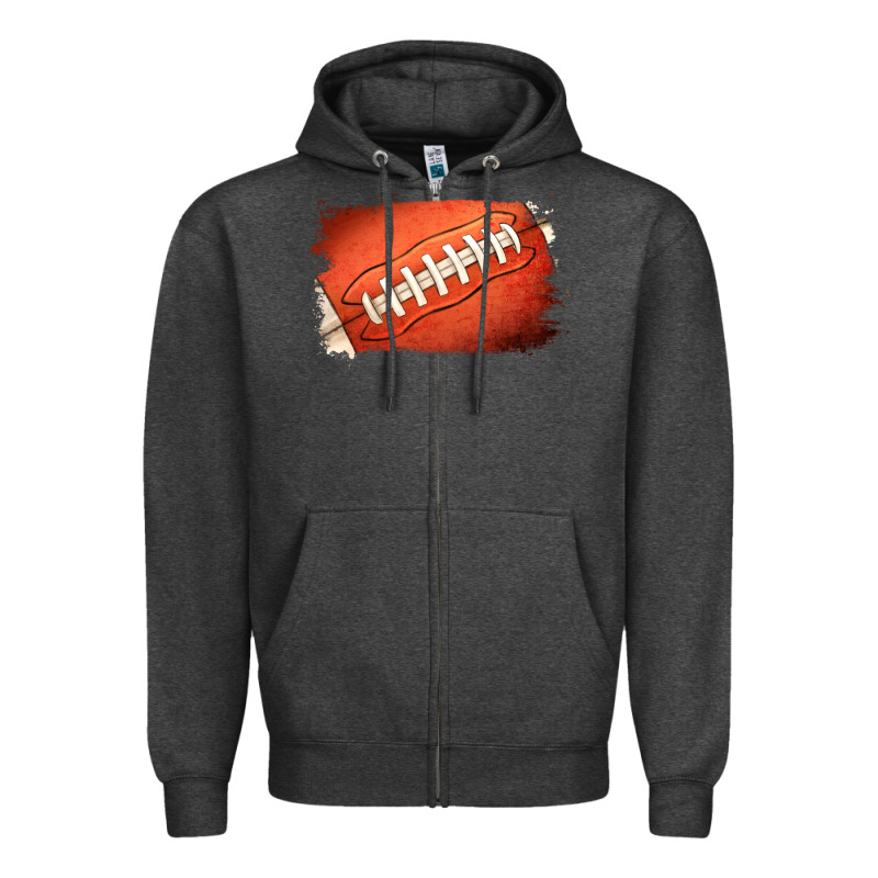 American Football Brushstroke Zipper Hoodie by Jasminsmagicworld | Teevron
