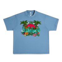 Pebble Blue Summer Urban Heavy Tee - CowhideDigitalArt