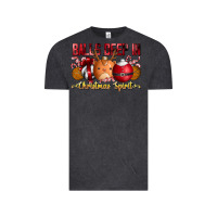 Vintage Black balls deep in christmas spirit Vintage Tee - CowhideDigitalArt
