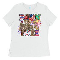 White boy grandma Ladies Tee - CowhideDigitalArt