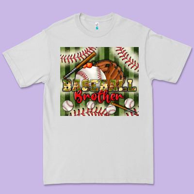 Baseball Brother Tumbler Premium Tee Designed By Bundleandbundleshop