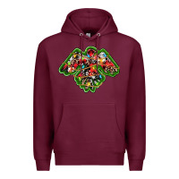 Burgundy christmas western thunderbird Premium Hoodie - RanaPortraitStore