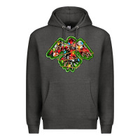 Charcoal Heather christmas western thunderbird Premium Hoodie - RanaPortraitStore
