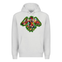 Dove Grey christmas western thunderbird Premium Hoodie - RanaPortraitStore