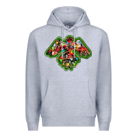 Heather Grey christmas western thunderbird Premium Hoodie - RanaPortraitStore