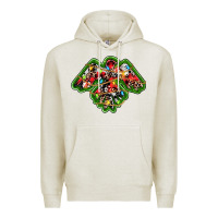 Oatmeal Heather christmas western thunderbird Premium Hoodie - RanaPortraitStore