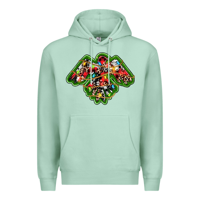 Christmas Western Thunderbird Premium Hoodie by RanaPortraitStore | Teevron