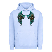 Pigment Grape Ice turquoise leopard wings Urban Hoodie - RanaPortraitStore
