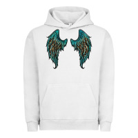 Pigment Lunar Rock turquoise leopard wings Urban Hoodie - RanaPortraitStore