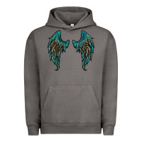 Pigment Tornado turquoise leopard wings Urban Hoodie - RanaPortraitStore