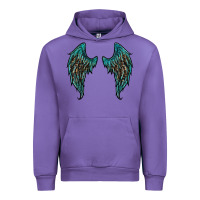 Tulip turquoise leopard wings Urban Hoodie - RanaPortraitStore