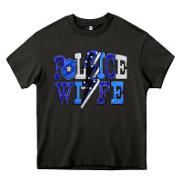 Asphalt Police wife Heavy Core Tee - FaDigitalArtStudio