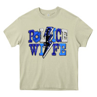 Mossy Police wife Heavy Core Tee - FaDigitalArtStudio