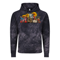 Cloud Black mom boots hat and sunflower Vintage Hoodie - Artiststas