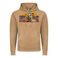 Vintage Camel mom boots hat and sunflower Vintage Hoodie - Artiststas