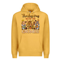 Mustard thanksgiving with my  gnomies Premium Hoodie - BarkalooDesign