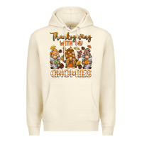 Sandshell thanksgiving with my  gnomies Premium Hoodie - BarkalooDesign