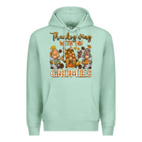 Seafoam thanksgiving with my  gnomies Premium Hoodie - BarkalooDesign