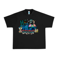 Black Happy Easter  truck Urban Heavy Tee - CowhideDigitalArt