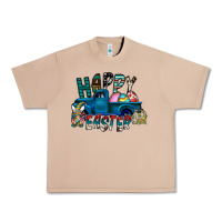 Burro Happy Easter  truck Urban Heavy Tee - CowhideDigitalArt