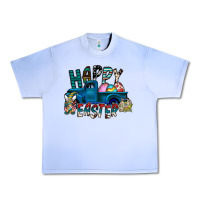 Grape Ice Happy Easter  truck Urban Heavy Tee - CowhideDigitalArt