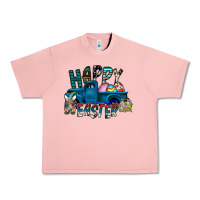 Salmon Happy Easter  truck Urban Heavy Tee - CowhideDigitalArt