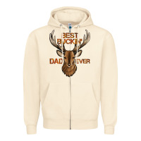 Sandshell best buckin' dad ever deer Zipper Hoodie - Jasminsmagicworld