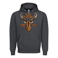 Smoke best buckin' dad ever deer Zipper Hoodie - Jasminsmagicworld
